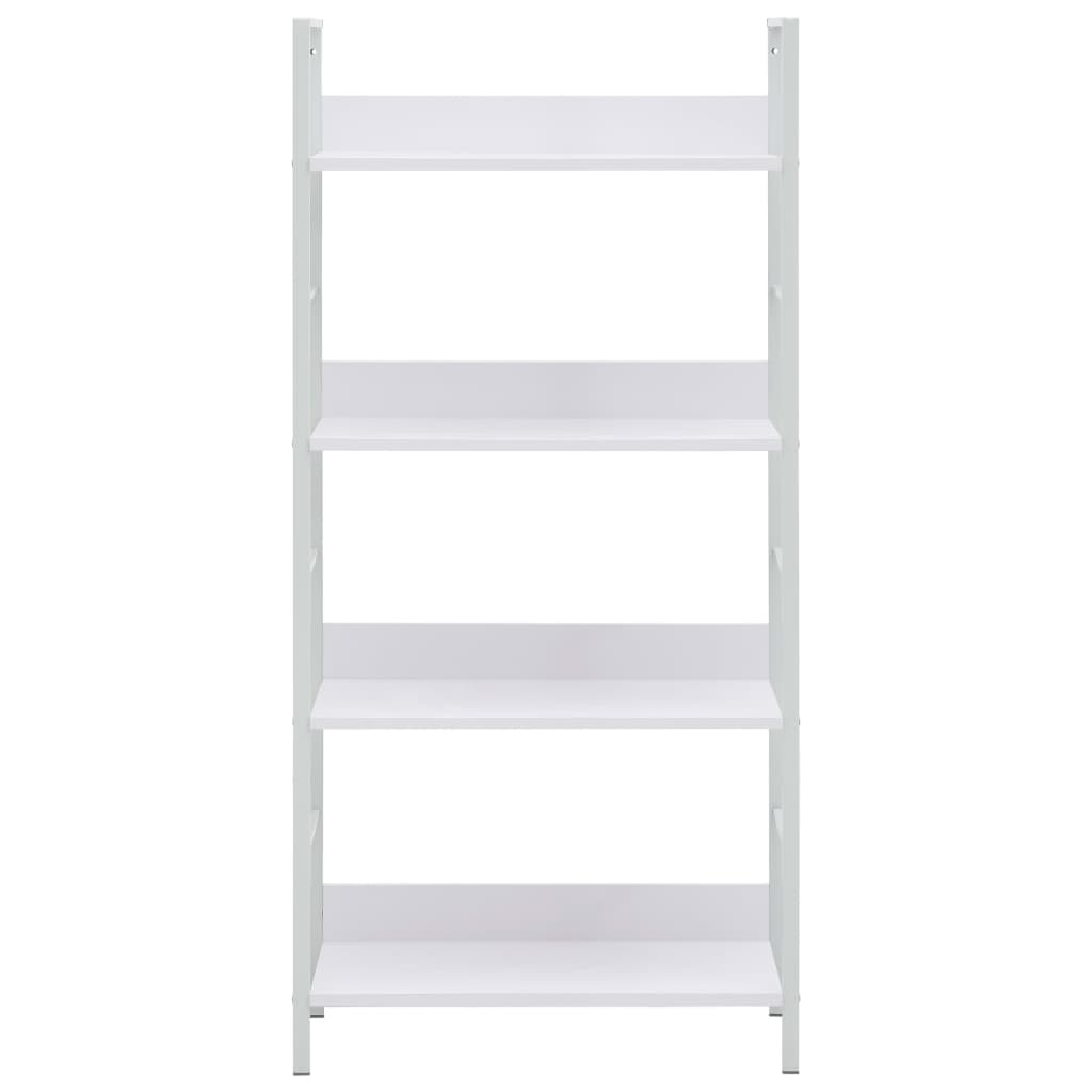 4-Layer Book Shelf White 60x27.6x124.5 cm Chipboard- Bookcases & Standing Shelves - HomeShopIreland - Home Shop Ireland - Bookcases & Standing Shelves - 4-Layer Book Shelf White 60x27.6x124.5 cm Chipboard