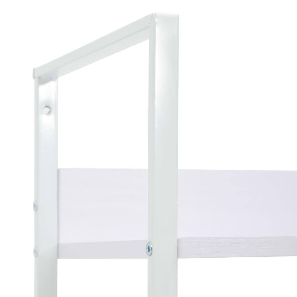4-Layer Book Shelf White 60x27.6x124.5 cm Chipboard- Bookcases & Standing Shelves - HomeShopIreland - Home Shop Ireland - Bookcases & Standing Shelves - 4-Layer Book Shelf White 60x27.6x124.5 cm Chipboard