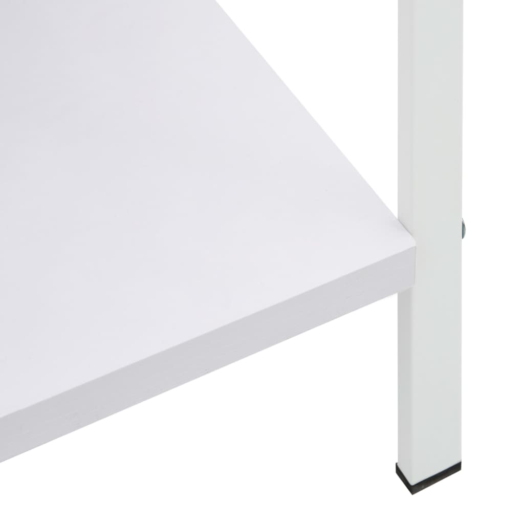 4-Layer Book Shelf White 60x27.6x124.5 cm Chipboard- Bookcases & Standing Shelves - HomeShopIreland - Home Shop Ireland - Bookcases & Standing Shelves - 4-Layer Book Shelf White 60x27.6x124.5 cm Chipboard