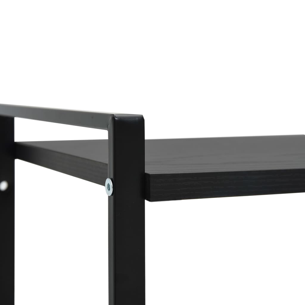 2-Layer Book Shelf Black 52x28x59 cm Chipboard- Bookcases & Standing Shelves - HomeShopIreland - Home Shop Ireland - Bookcases & Standing Shelves - 2-Layer Book Shelf Black 52x28x59 cm Chipboard