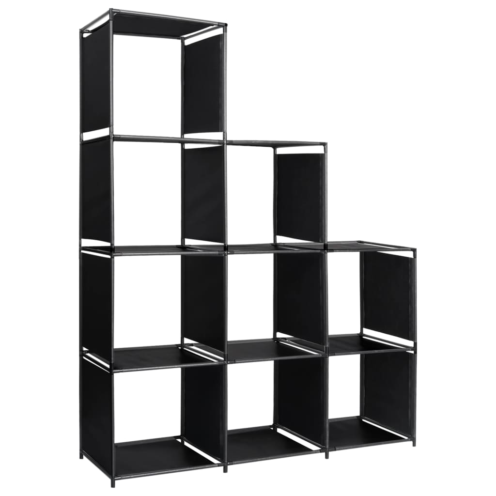 Display Staircase Shelf 130x45x170cm Fabric- Bookcases & Standing Shelves - HomeShopIreland - Home Shop Ireland - Bookcases & Standing Shelves - Display Staircase Shelf 130x45x170cm Fabric