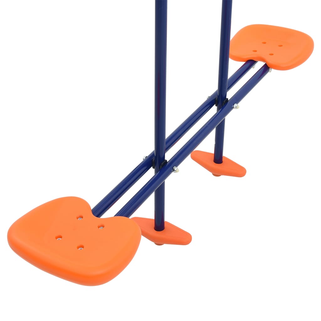 Swing Set with Gymnastic Rings and 4 Seats Steel- Swing Sets & Playsets - HomeShopIreland - Home Shop Ireland - Swing Sets & Playsets - Swing Set with Gymnastic Rings and 4 Seats Steel