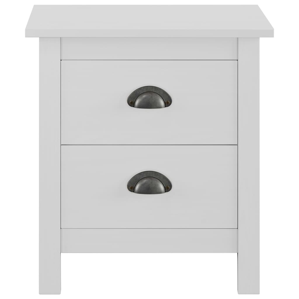 Bedside Cabinet Hill Range White 46x35x49.5 cm Solid Pine Wood- Bedside Tables - HomeShopIreland - Home Shop Ireland - Bedside Tables - Bedside Cabinet Hill Range White 46x35x49.5 cm Solid Pine Wood