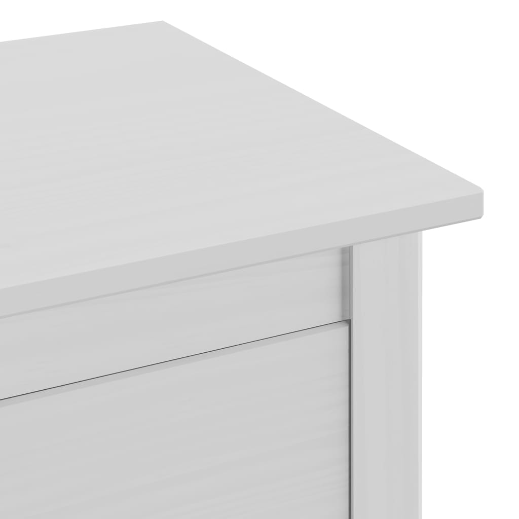 Bedside Cabinet Hill Range White 46x35x49.5 cm Solid Pine Wood- Bedside Tables - HomeShopIreland - Home Shop Ireland - Bedside Tables - Bedside Cabinet Hill Range White 46x35x49.5 cm Solid Pine Wood