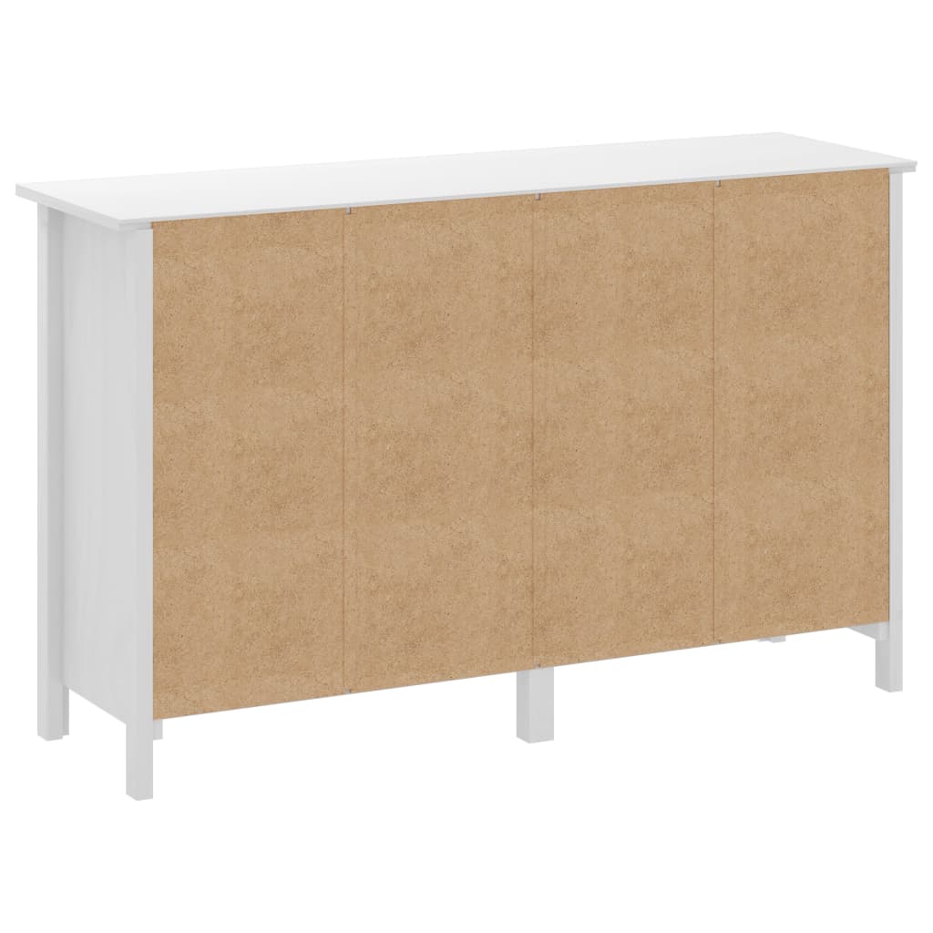 Sideboard Hill Range White 130x40x80 cm Solid Pine Wood- Buffets & Sideboards - HomeShopIreland - Home Shop Ireland - Buffets & Sideboards - Sideboard Hill Range White 130x40x80 cm Solid Pine Wood