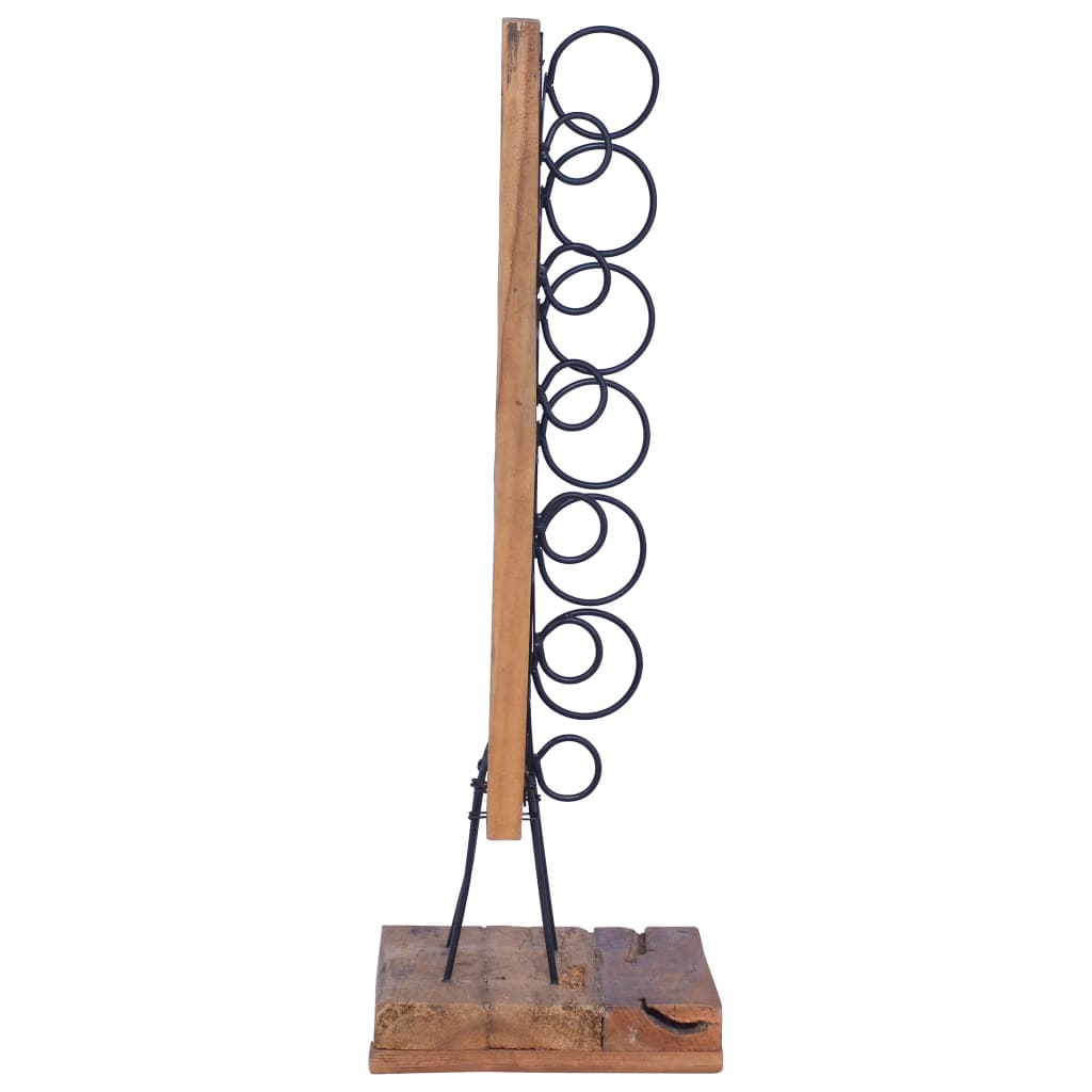 Wine Rack for 6 Bottles 35x35x100 cm Solid Teak Wood- Wine Racks - HomeShopIreland - Home Shop Ireland - Wine Racks - Wine Rack for 6 Bottles 35x35x100 cm Solid Teak Wood