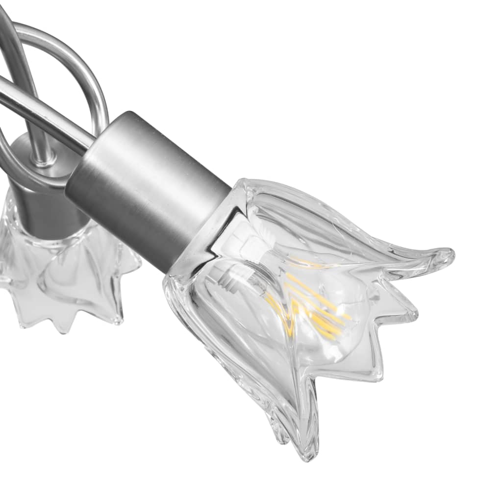 Ceiling Lamp with Transparent Glass Shades for 3 E14 Bulbs Tulip- Ceiling Light Fixtures - HomeShopIreland - Home Shop Ireland - Ceiling Light Fixtures - Ceiling Lamp with Transparent Glass Shades for 3 E14 Bulbs Tulip