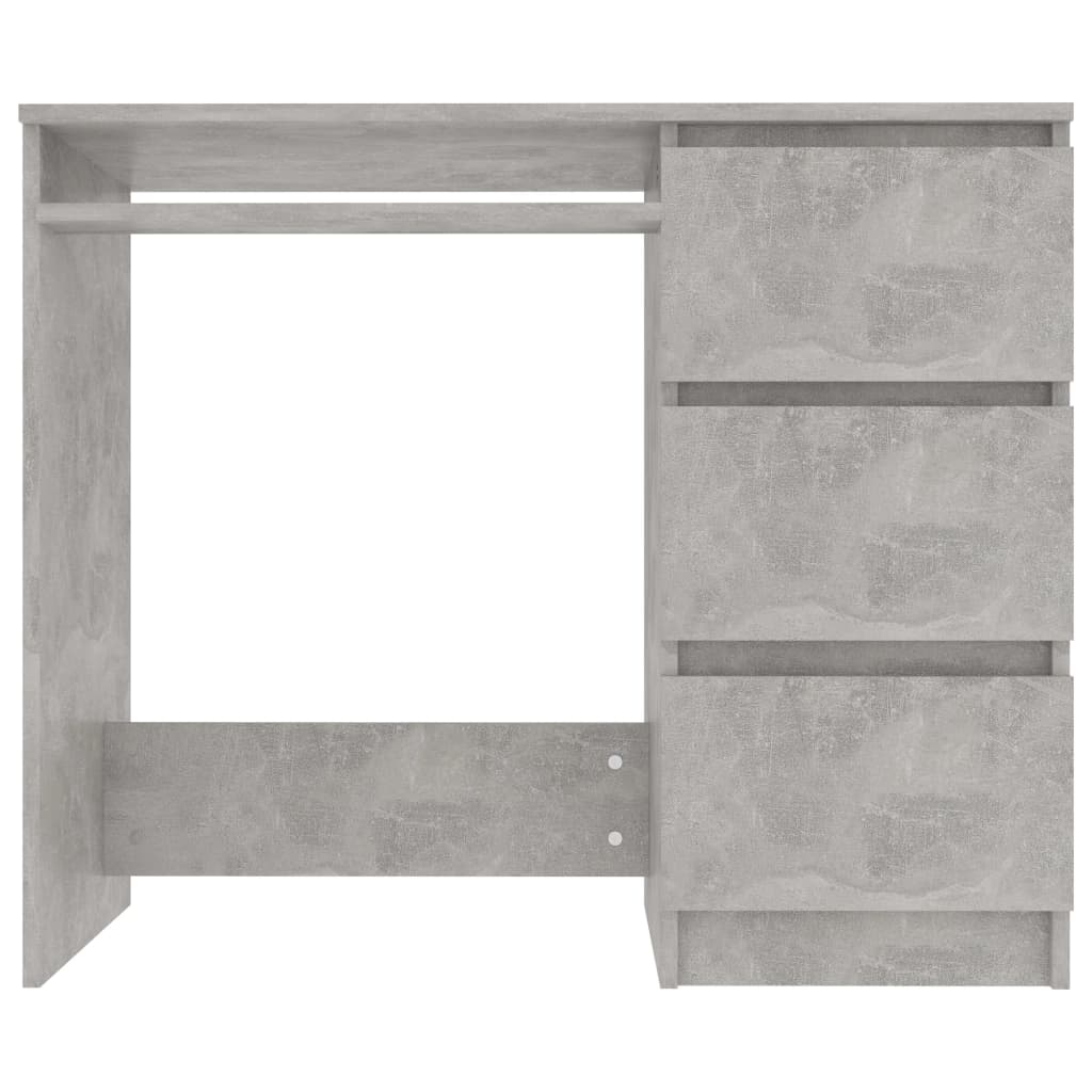 Desk Concrete Grey 90x45x76 cm Chipboard- Desks - HomeShopIreland - Home Shop Ireland - Desks - Desk Concrete Grey 90x45x76 cm Chipboard