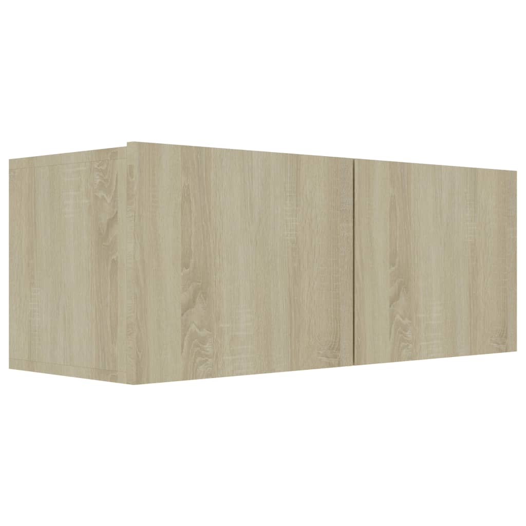 TV Cabinet Sonoma Oak 80x30x30 cm Chipboard- Entertainment Centres & TV Stands - HomeShopIreland - Home Shop Ireland - Entertainment Centres & TV Stands - TV Cabinet Sonoma Oak 80x30x30 cm Chipboard