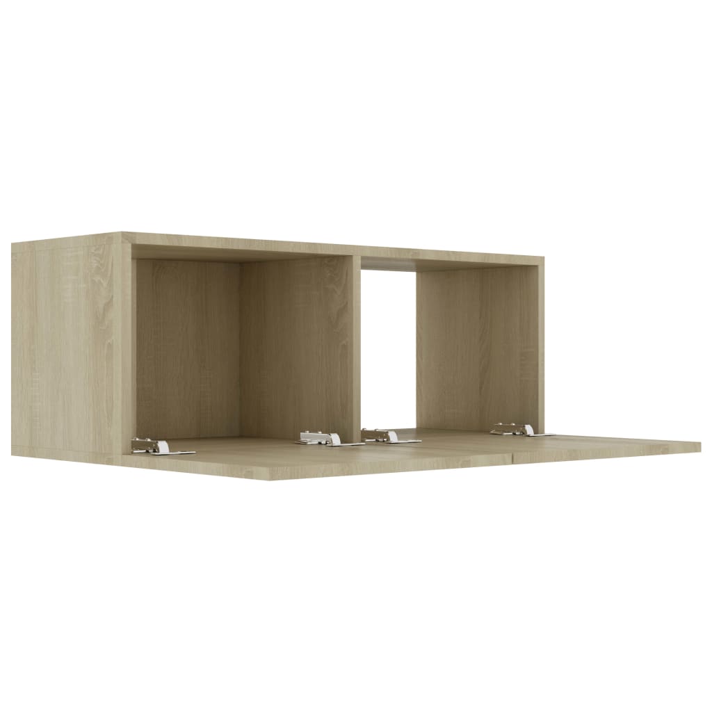 TV Cabinet Sonoma Oak 80x30x30 cm Chipboard- Entertainment Centres & TV Stands - HomeShopIreland - Home Shop Ireland - Entertainment Centres & TV Stands - TV Cabinet Sonoma Oak 80x30x30 cm Chipboard