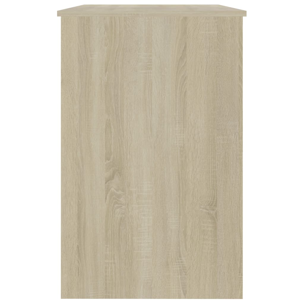 Desk Sonoma Oak 100x50x76 cm Chipboard- Desks - HomeShopIreland - Home Shop Ireland - Desks - Desk Sonoma Oak 100x50x76 cm Chipboard