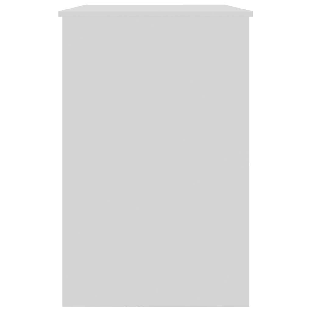 Desk High Gloss White 100x50x76 cm Chipboard- Desks - HomeShopIreland - Home Shop Ireland - Desks - Desk High Gloss White 100x50x76 cm Chipboard