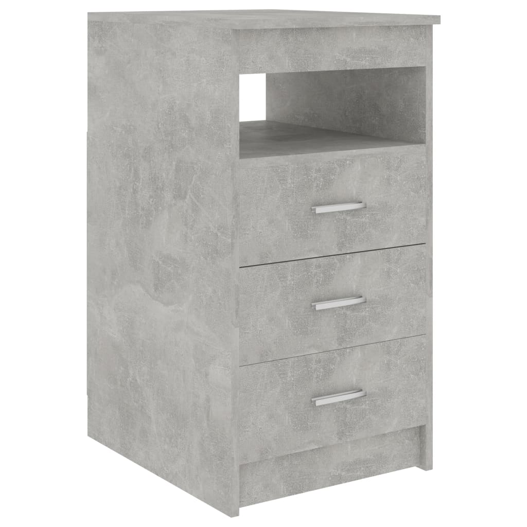 Drawer Cabinet Concrete Grey 40x50x76 cm Chipboard- Storage Cabinets & Lockers - HomeShopIreland - Home Shop Ireland - Storage Cabinets & Lockers - Drawer Cabinet Concrete Grey 40x50x76 cm Chipboard