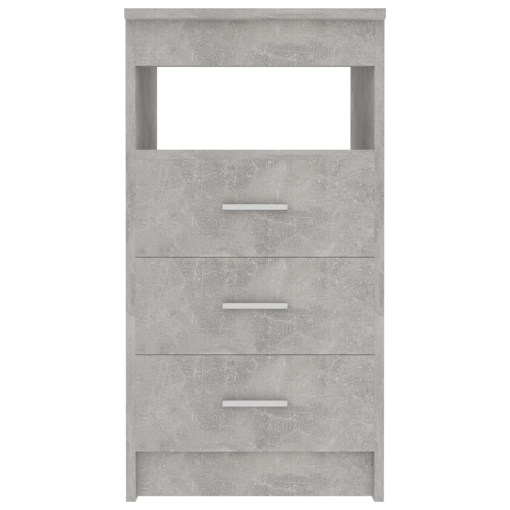 Drawer Cabinet Concrete Grey 40x50x76 cm Chipboard- Storage Cabinets & Lockers - HomeShopIreland - Home Shop Ireland - Storage Cabinets & Lockers - Drawer Cabinet Concrete Grey 40x50x76 cm Chipboard
