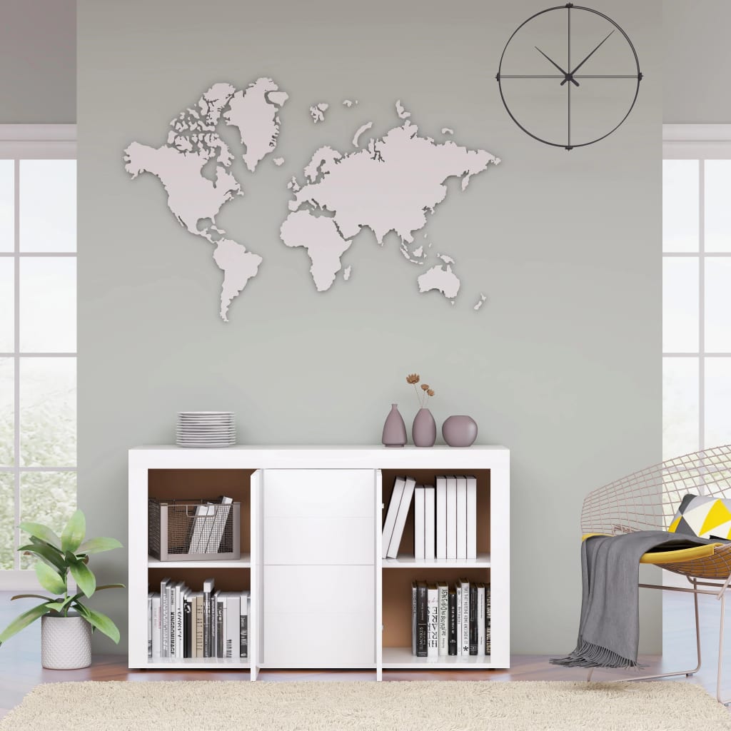 Sideboard High Gloss White 120x36x69 cm Chipboard- Buffets & Sideboards - HomeShopIreland - Home Shop Ireland - Buffets & Sideboards - Sideboard High Gloss White 120x36x69 cm Chipboard