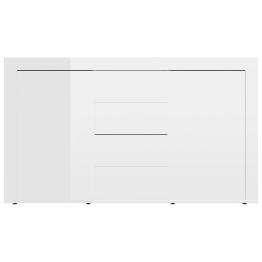 Sideboard High Gloss White 120x36x69 cm Chipboard- Buffets & Sideboards - HomeShopIreland - Home Shop Ireland - Buffets & Sideboards - Sideboard High Gloss White 120x36x69 cm Chipboard