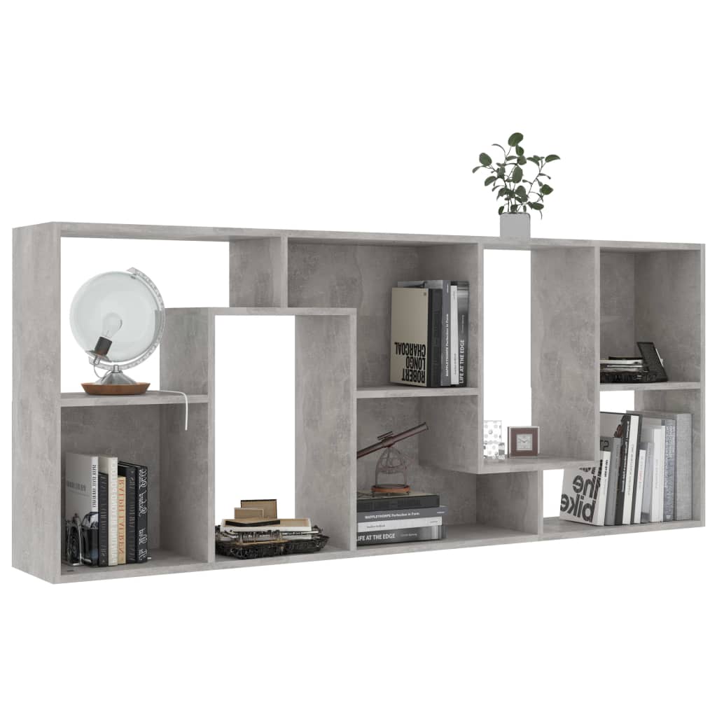 Book Cabinet Concrete Grey 67x24x161 cm Chipboard- Bookcases & Standing Shelves - HomeShopIreland - Home Shop Ireland - Bookcases & Standing Shelves - Book Cabinet Concrete Grey 67x24x161 cm Chipboard