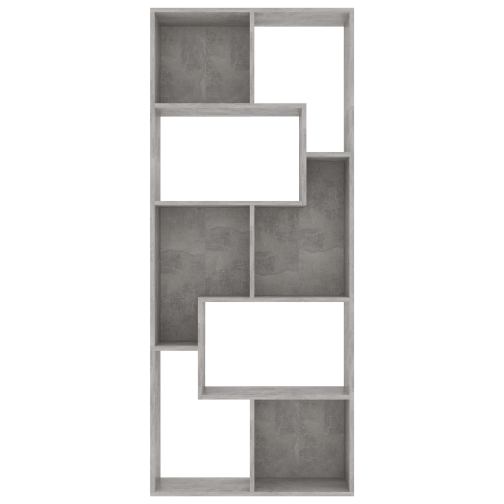 Book Cabinet Concrete Grey 67x24x161 cm Chipboard- Bookcases & Standing Shelves - HomeShopIreland - Home Shop Ireland - Bookcases & Standing Shelves - Book Cabinet Concrete Grey 67x24x161 cm Chipboard