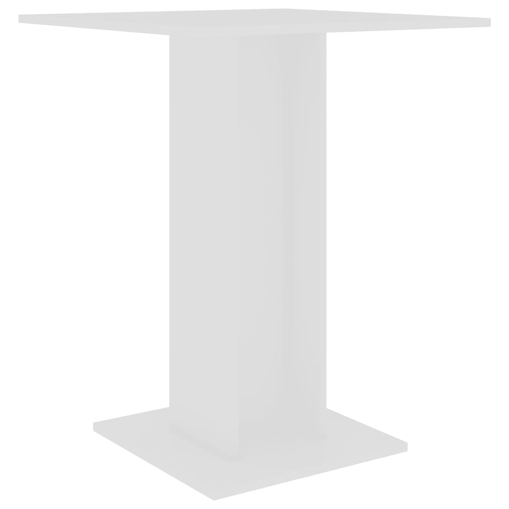Bistro Table White 60x60x75 cm Chipboard- Kitchen & Dining Room Tables - HomeShopIreland - Home Shop Ireland - Kitchen & Dining Room Tables - Bistro Table White 60x60x75 cm Chipboard