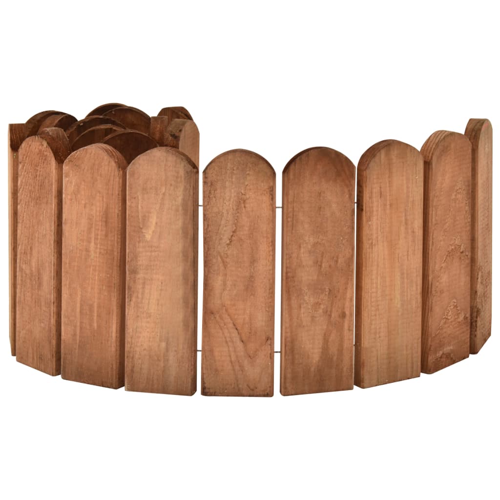 Border Rolls 3 pcs 120 cm Impregnated Pinewood- Garden Borders & Edging - HomeShopIreland - Home Shop Ireland - Garden Borders & Edging - Border Rolls 3 pcs 120 cm Impregnated Pinewood