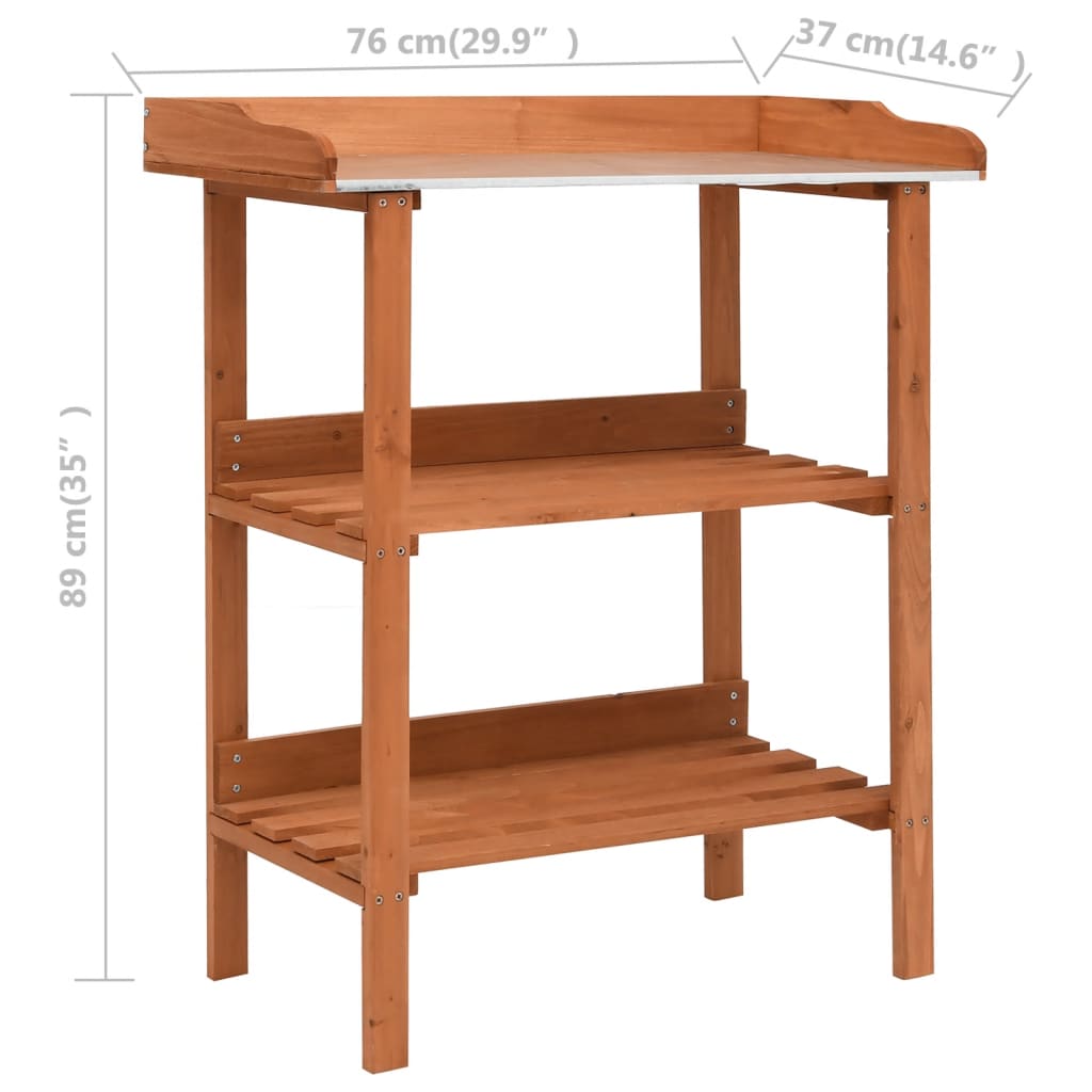 Plant Stand 76x37x89 cm Firwood- Plant Stands - HomeShopIreland - Home Shop Ireland - Plant Stands - Plant Stand 76x37x89 cm Firwood
