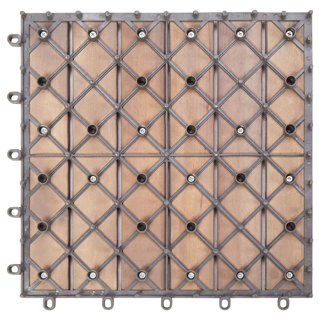 Decking Tiles 30 pcs Grey Wash 30x30 cm Solid Acacia Wood- Flooring & Carpet - HomeShopIreland - Home Shop Ireland - Flooring & Carpet - Decking Tiles 30 pcs Grey Wash 30x30 cm Solid Acacia Wood