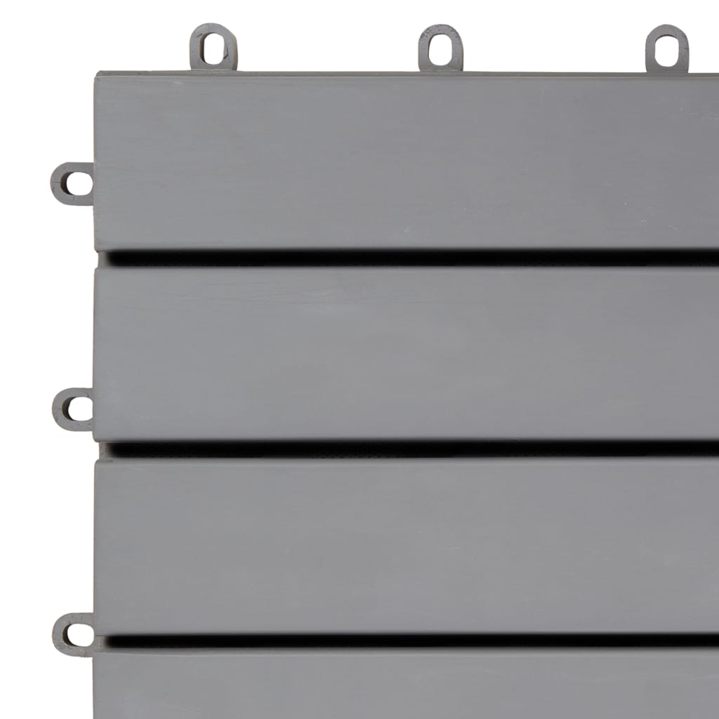Decking Tiles 30 pcs Grey Wash 30x30 cm Solid Acacia Wood- Flooring & Carpet - HomeShopIreland - Home Shop Ireland - Flooring & Carpet - Decking Tiles 30 pcs Grey Wash 30x30 cm Solid Acacia Wood