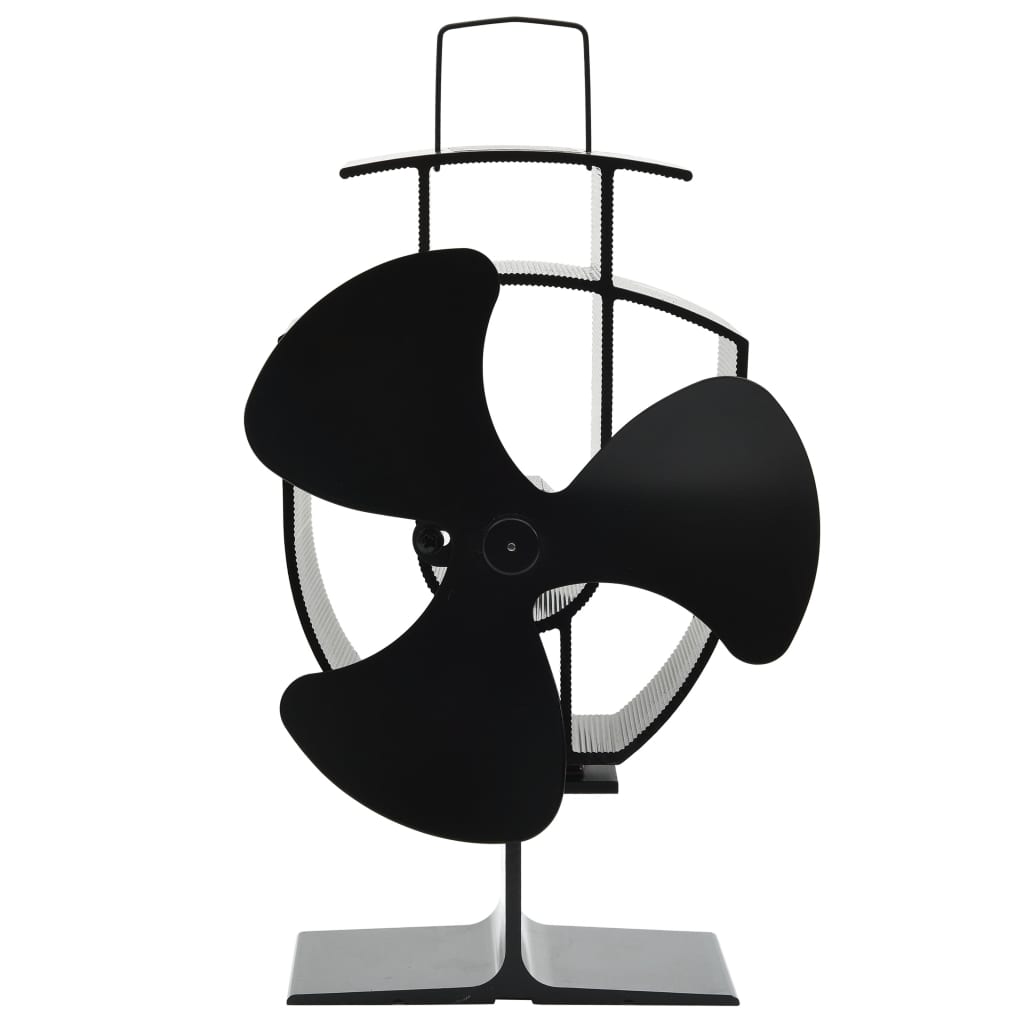 Heat Powered Stove Fan 3 Blades Black- Wood Stove Fans & Blowers - HomeShopIreland - Home Shop Ireland - Wood Stove Fans & Blowers - Heat Powered Stove Fan 3 Blades Black