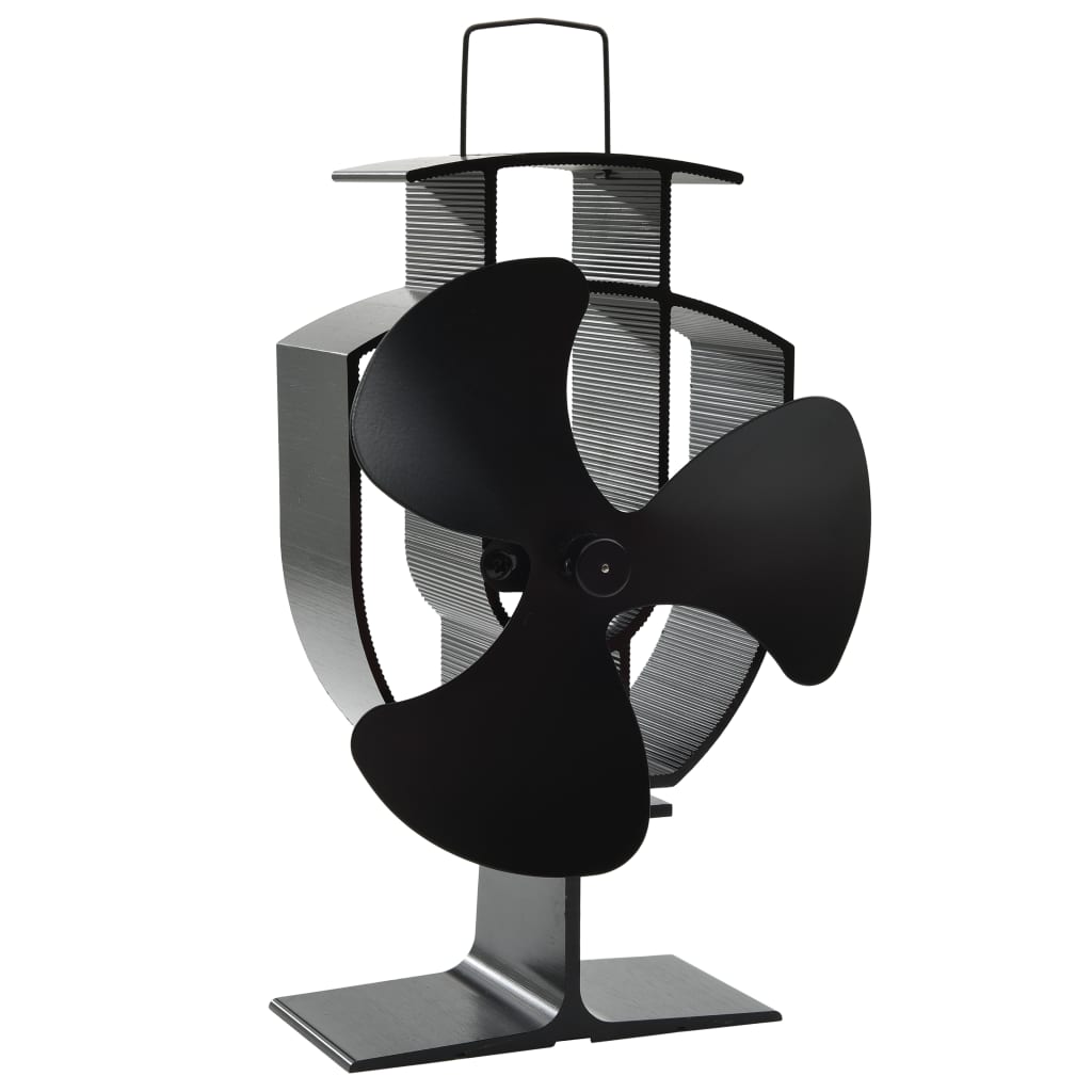Heat Powered Stove Fan 3 Blades Black- Wood Stove Fans & Blowers - HomeShopIreland - Home Shop Ireland - Wood Stove Fans & Blowers - Heat Powered Stove Fan 3 Blades Black