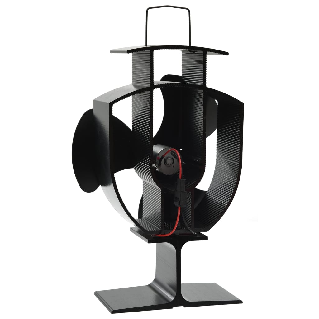 Heat Powered Stove Fan 3 Blades Black- Wood Stove Fans & Blowers - HomeShopIreland - Home Shop Ireland - Wood Stove Fans & Blowers - Heat Powered Stove Fan 3 Blades Black