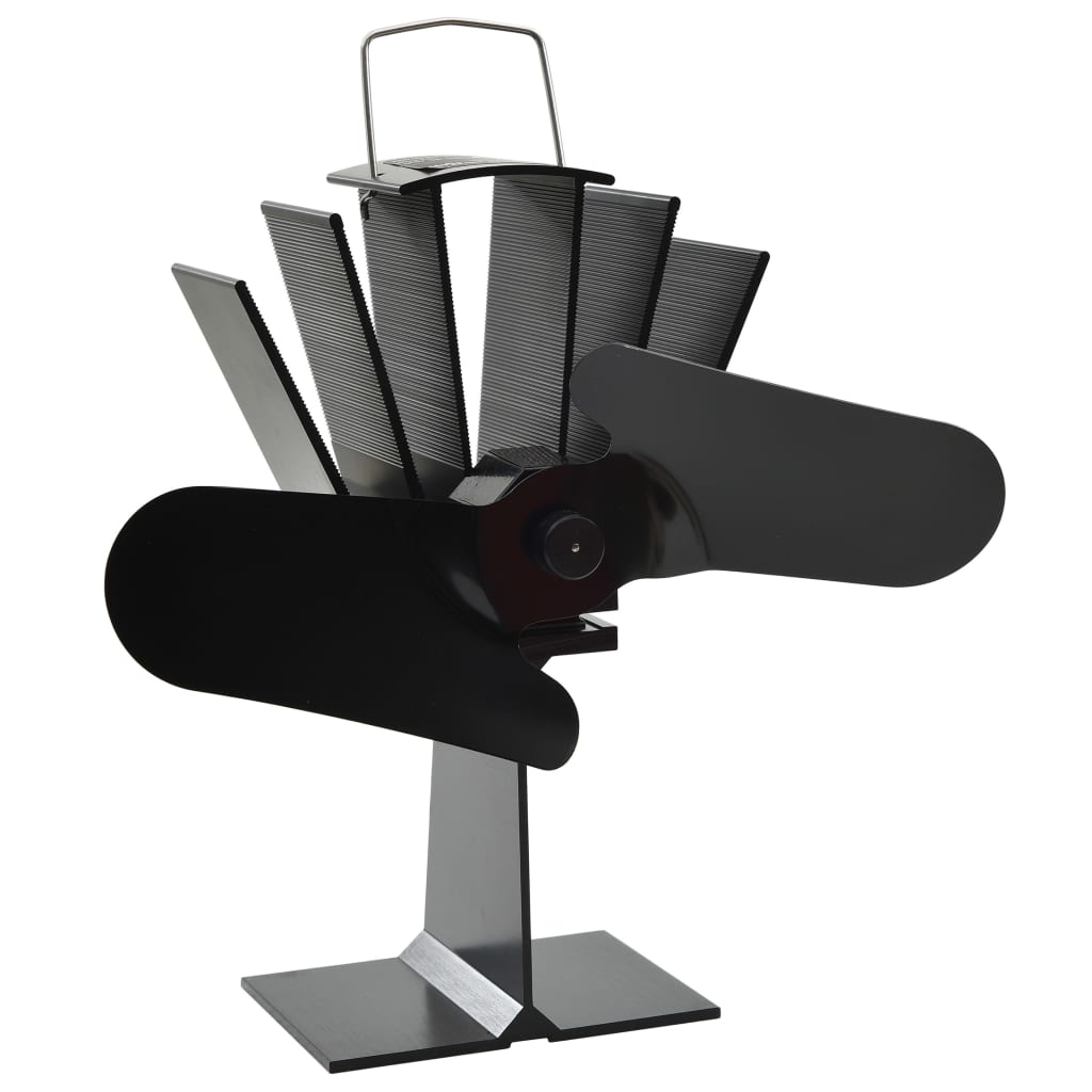 Heat Powered Stove Fan 2 Blades Black- Wood Stove Fans & Blowers - HomeShopIreland - Home Shop Ireland - Wood Stove Fans & Blowers - Heat Powered Stove Fan 2 Blades Black