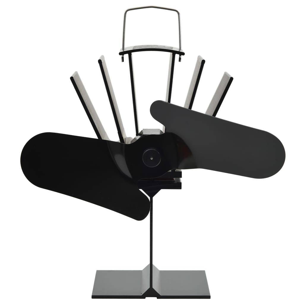 Heat Powered Stove Fan 2 Blades Black- Wood Stove Fans & Blowers - HomeShopIreland - Home Shop Ireland - Wood Stove Fans & Blowers - Heat Powered Stove Fan 2 Blades Black