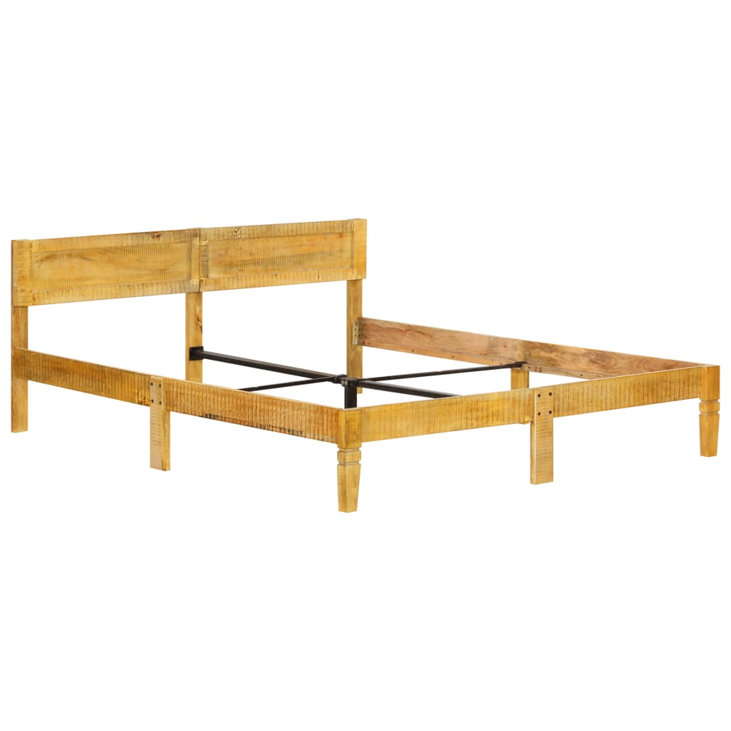 Bed Frame Solid Mango Wood 180 cm- Beds & Bed Frames - HomeShopIreland - Home Shop Ireland - Beds & Bed Frames - Bed Frame Solid Mango Wood 180 cm