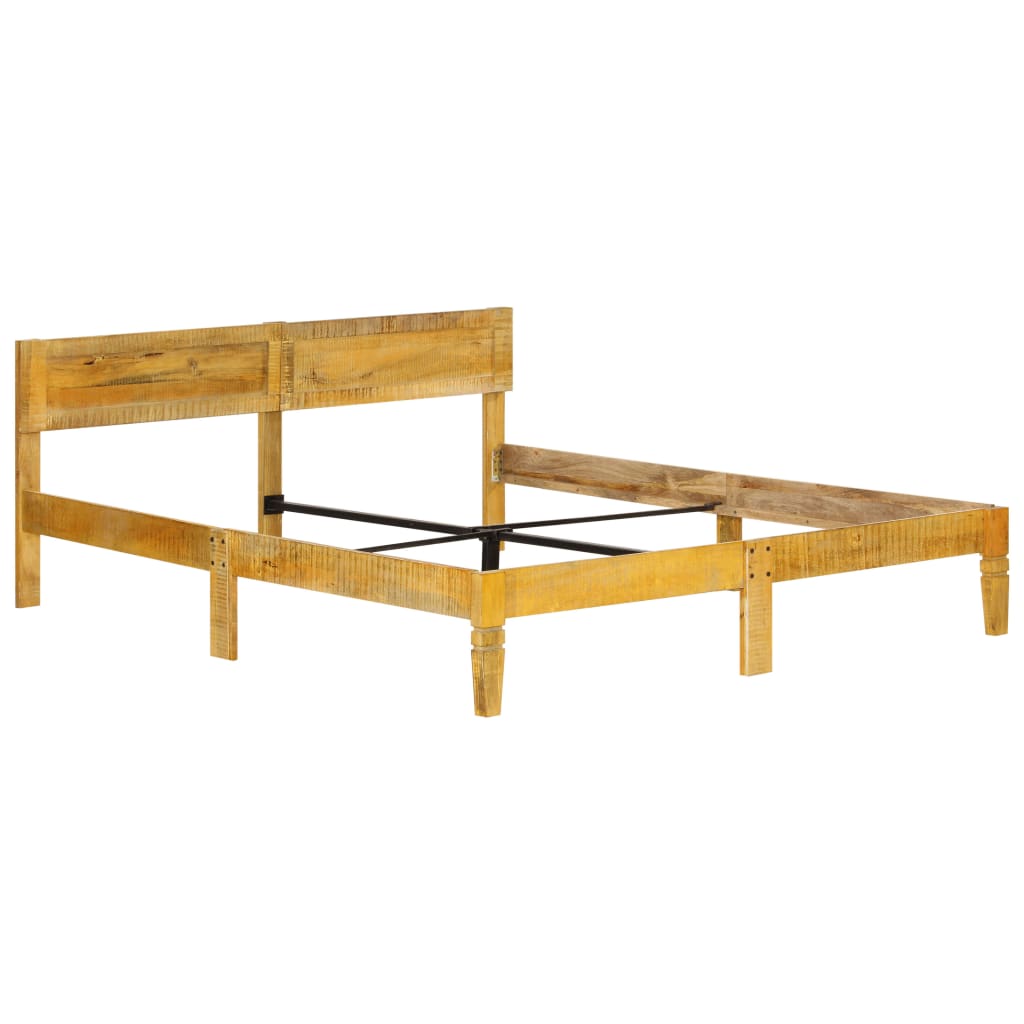 Bed Frame Solid Mango Wood 180 cm- Beds & Bed Frames - HomeShopIreland - Home Shop Ireland - Beds & Bed Frames - Bed Frame Solid Mango Wood 180 cm