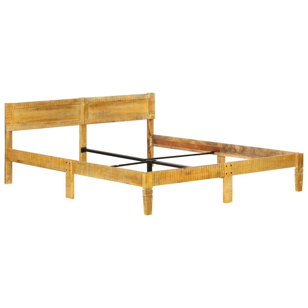 Bed Frame Solid Mango Wood 180 cm- Beds & Bed Frames - HomeShopIreland - Home Shop Ireland - Beds & Bed Frames - Bed Frame Solid Mango Wood 180 cm