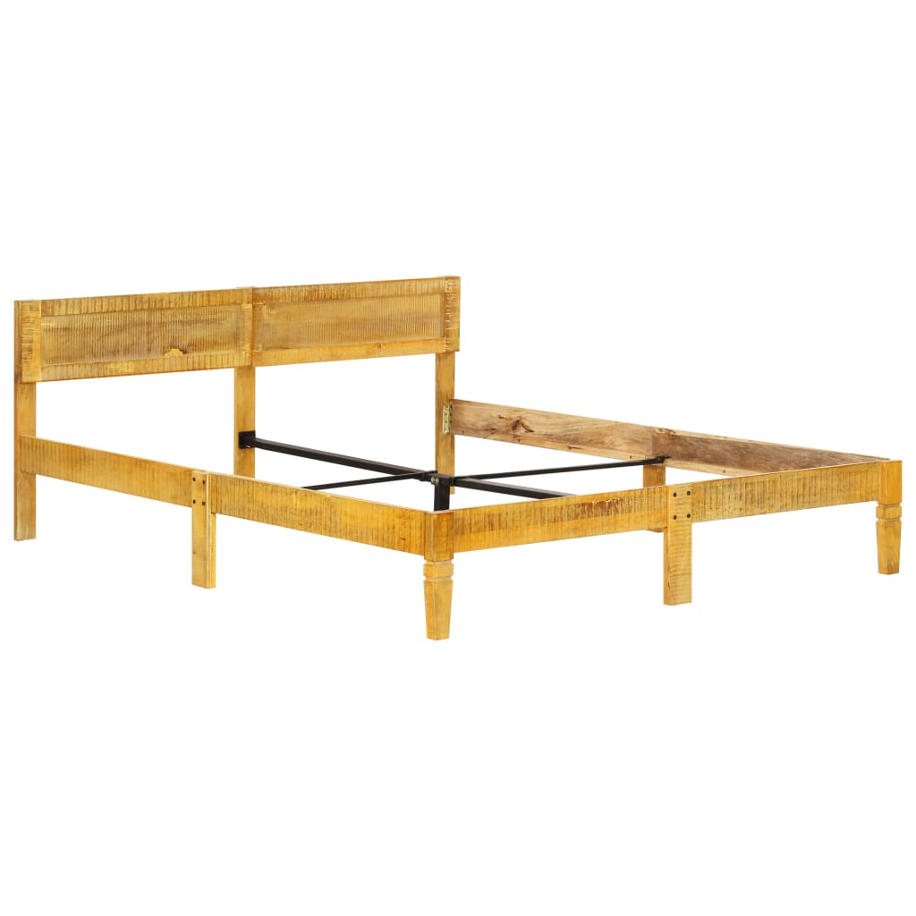 Bed Frame Solid Mango Wood 180 cm- Beds & Bed Frames - HomeShopIreland - Home Shop Ireland - Beds & Bed Frames - Bed Frame Solid Mango Wood 180 cm