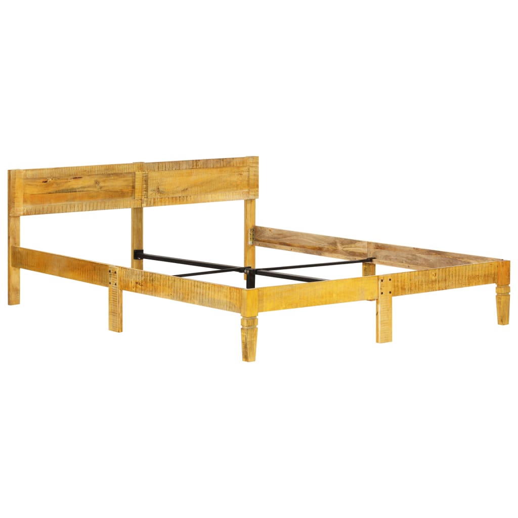 Bed Frame Solid Mango Wood 180 cm- Beds & Bed Frames - HomeShopIreland - Home Shop Ireland - Beds & Bed Frames - Bed Frame Solid Mango Wood 180 cm