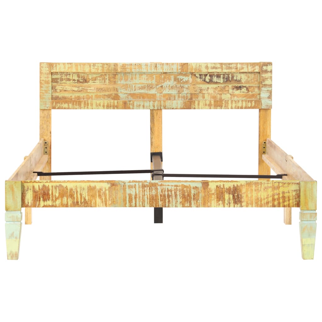 Bed Frame Solid Reclaimed Wood 120x200 cm- Beds & Bed Frames - HomeShopIreland - Home Shop Ireland - Beds & Bed Frames - Bed Frame Solid Reclaimed Wood 120x200 cm