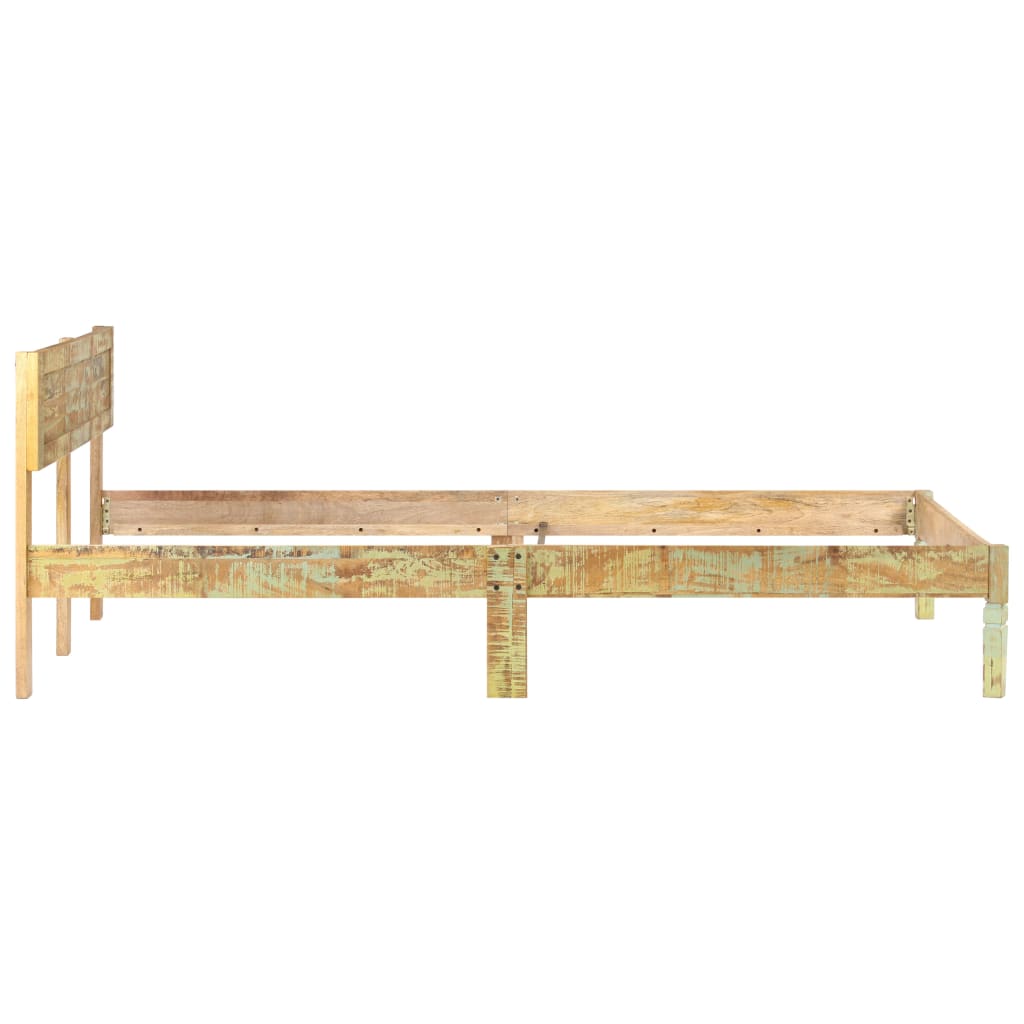 Bed Frame Solid Reclaimed Wood 120x200 cm- Beds & Bed Frames - HomeShopIreland - Home Shop Ireland - Beds & Bed Frames - Bed Frame Solid Reclaimed Wood 120x200 cm