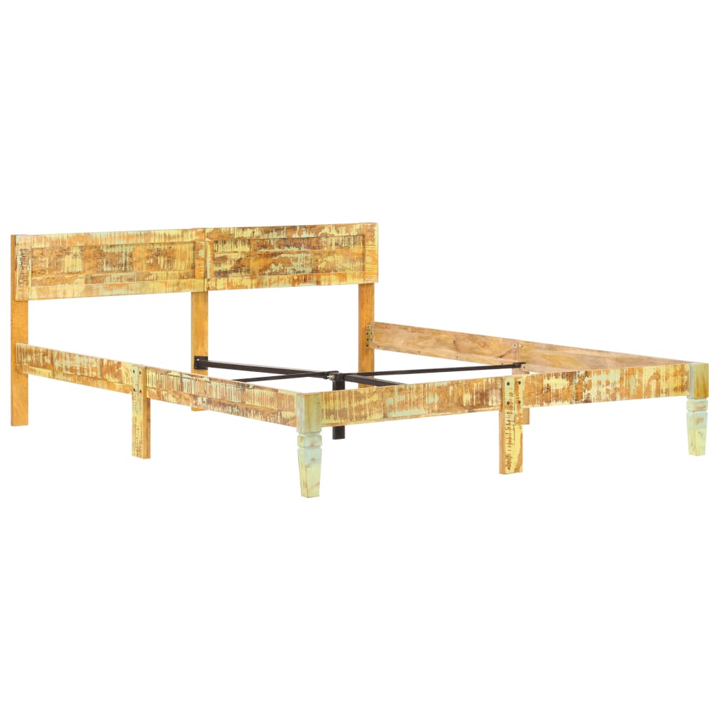 Bed Frame Solid Reclaimed Wood 180x200 cm- Beds & Bed Frames - HomeShopIreland - Home Shop Ireland - Beds & Bed Frames - Bed Frame Solid Reclaimed Wood 180x200 cm