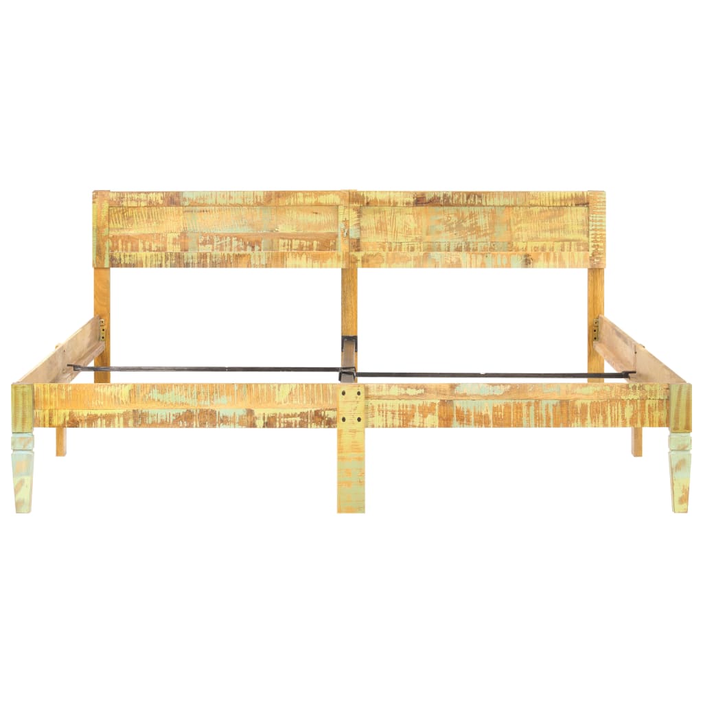 Bed Frame Solid Reclaimed Wood 180x200 cm- Beds & Bed Frames - HomeShopIreland - Home Shop Ireland - Beds & Bed Frames - Bed Frame Solid Reclaimed Wood 180x200 cm