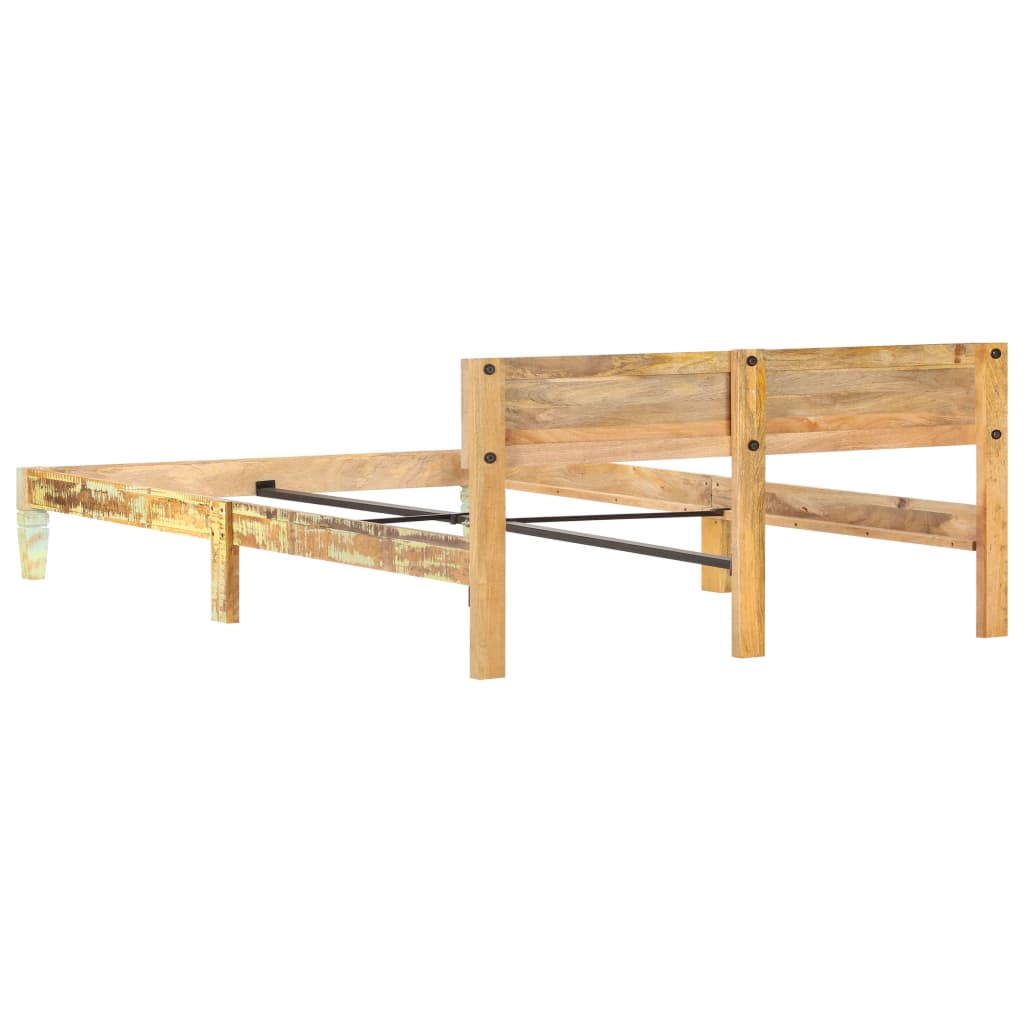Bed Frame Solid Reclaimed Wood 180x200 cm- Beds & Bed Frames - HomeShopIreland - Home Shop Ireland - Beds & Bed Frames - Bed Frame Solid Reclaimed Wood 180x200 cm