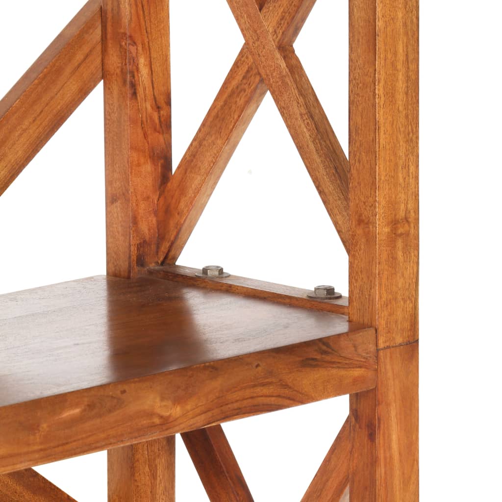 Bookshelf 60x30x180 cm Solid Acacia Wood Sheesham Finish- Bookcases & Standing Shelves - HomeShopIreland - Home Shop Ireland - Bookcases & Standing Shelves - Bookshelf 60x30x180 cm Solid Acacia Wood Sheesham Finish