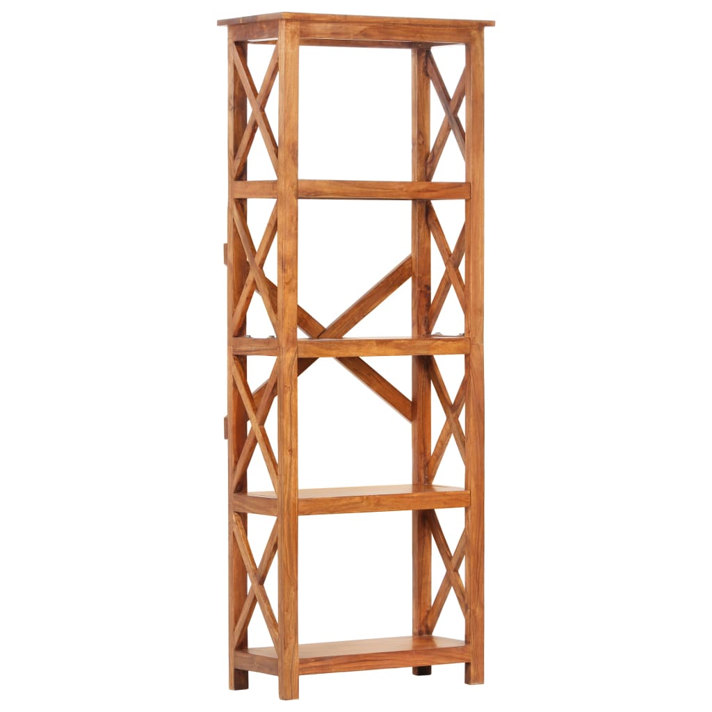 Bookshelf 60x30x180 cm Solid Acacia Wood Sheesham Finish- Bookcases & Standing Shelves - HomeShopIreland - Home Shop Ireland - Bookcases & Standing Shelves - Bookshelf 60x30x180 cm Solid Acacia Wood Sheesham Finish