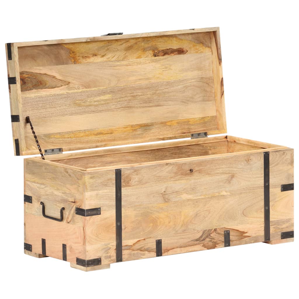 Chest 90x40x40 cm Solid Mango Wood- Storage Chests - HomeShopIreland - Home Shop Ireland - Storage Chests - Chest 90x40x40 cm Solid Mango Wood