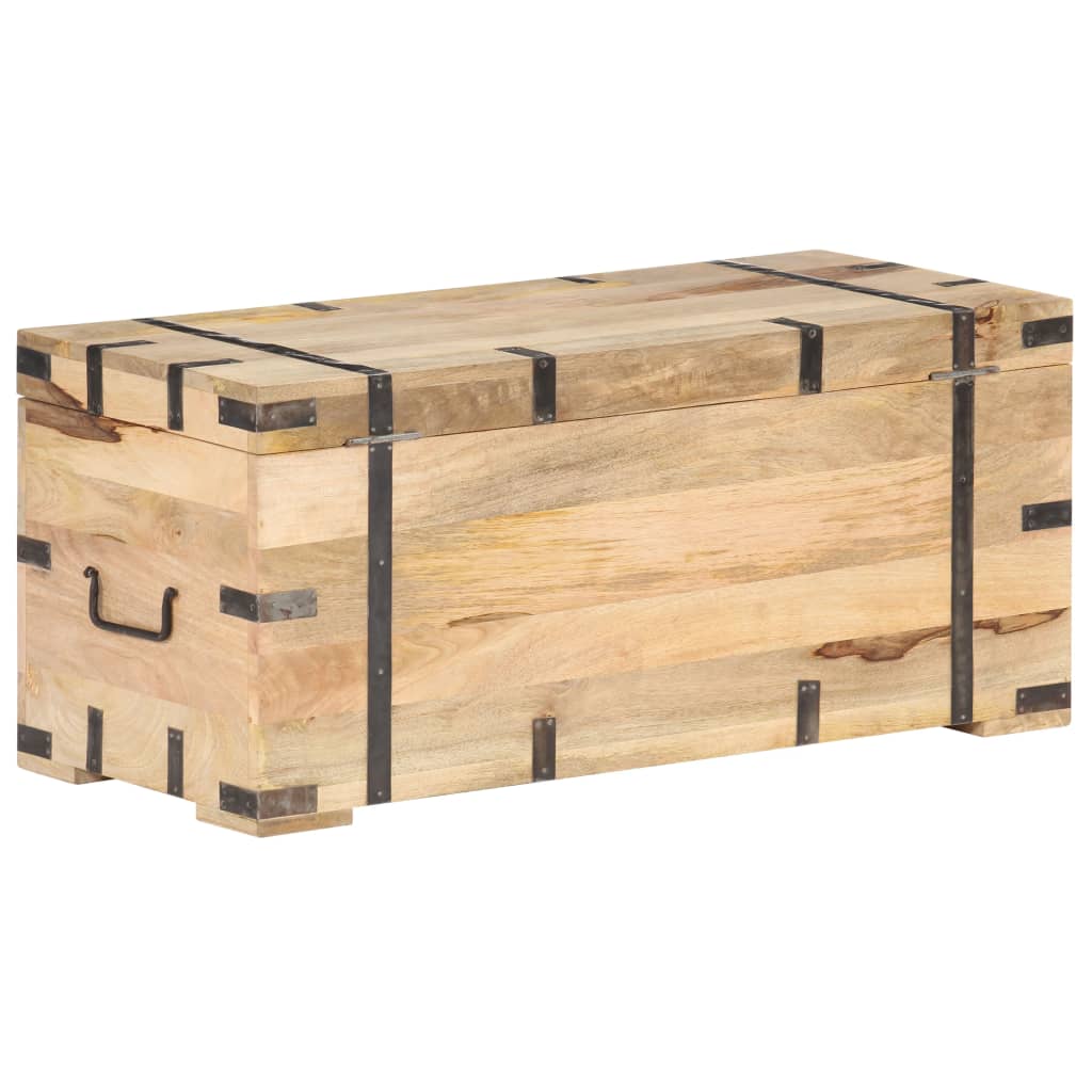 Chest 90x40x40 cm Solid Mango Wood- Storage Chests - HomeShopIreland - Home Shop Ireland - Storage Chests - Chest 90x40x40 cm Solid Mango Wood