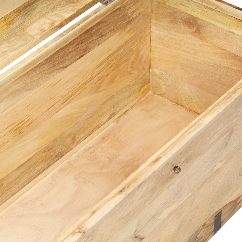 Chest 90x40x40 cm Solid Mango Wood- Storage Chests - HomeShopIreland - Home Shop Ireland - Storage Chests - Chest 90x40x40 cm Solid Mango Wood