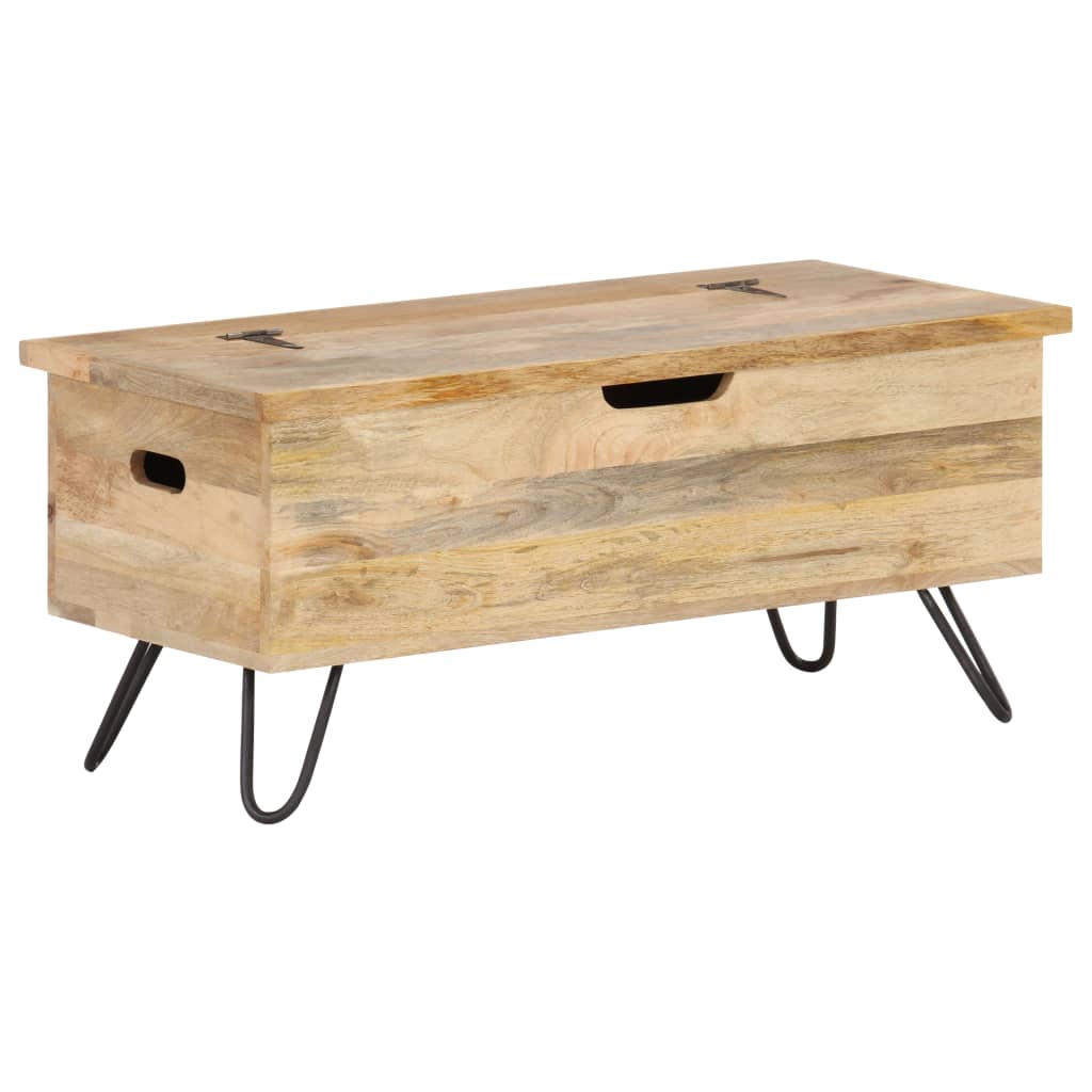 Chest 90x40x45 cm Solid Mango Wood- Storage Chests - HomeShopIreland - Home Shop Ireland - Storage Chests - Chest 90x40x45 cm Solid Mango Wood