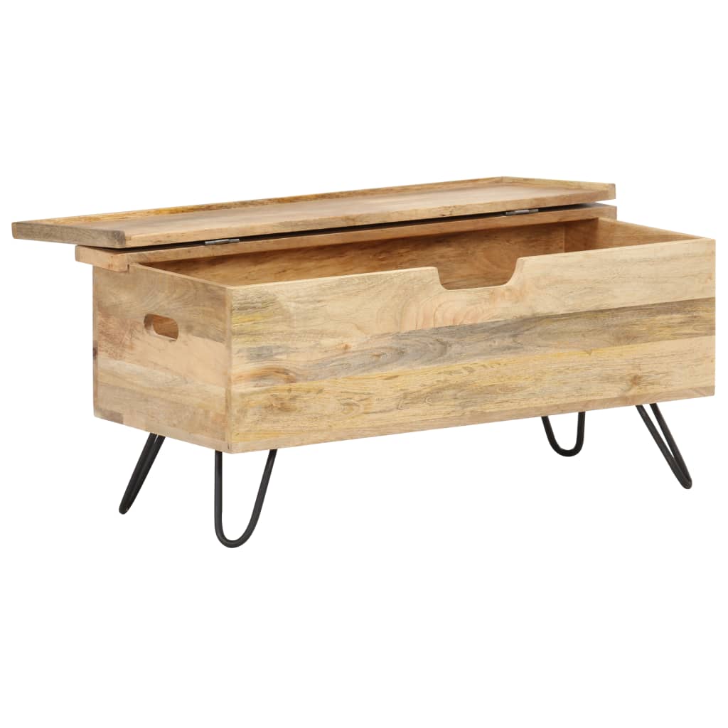 Chest 90x40x45 cm Solid Mango Wood- Storage Chests - HomeShopIreland - Home Shop Ireland - Storage Chests - Chest 90x40x45 cm Solid Mango Wood