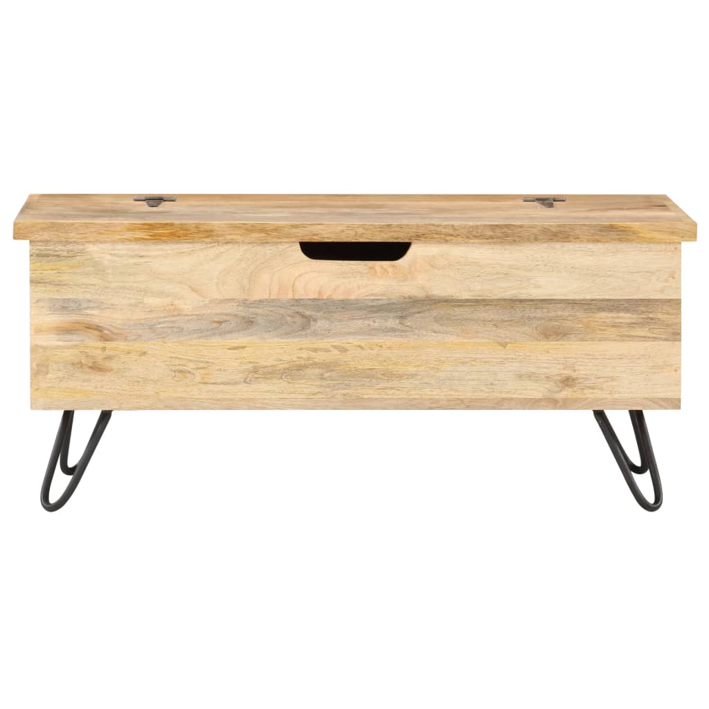 Chest 90x40x45 cm Solid Mango Wood- Storage Chests - HomeShopIreland - Home Shop Ireland - Storage Chests - Chest 90x40x45 cm Solid Mango Wood